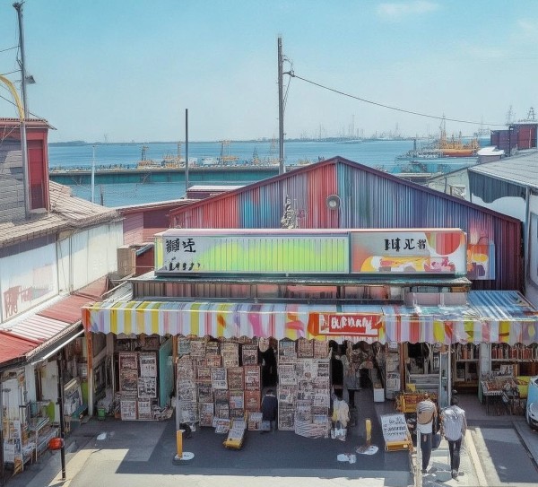 海港商贸城新闻坊在哪？