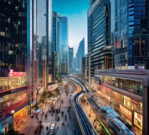 新港商贸城，城市发展的新引擎