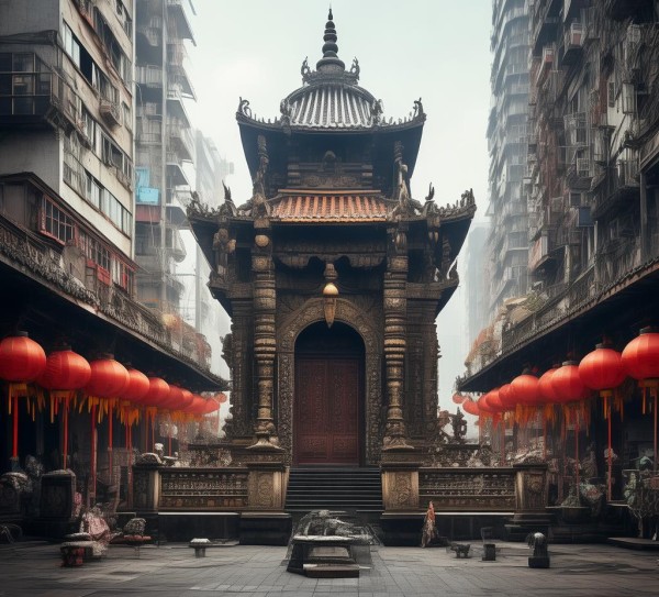 义务商贸城，城市进程中的精神寄托