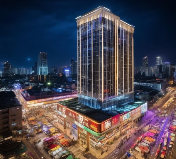 王顶堤商贸城，城市中心的商业地标