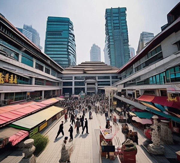 上饶新闻商贸城，连接市场与文化的枢纽