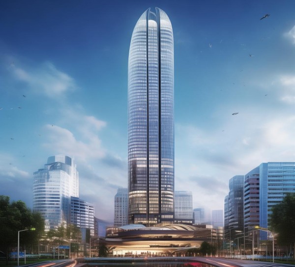 新港商贸城，城市新地标，商业新引擎