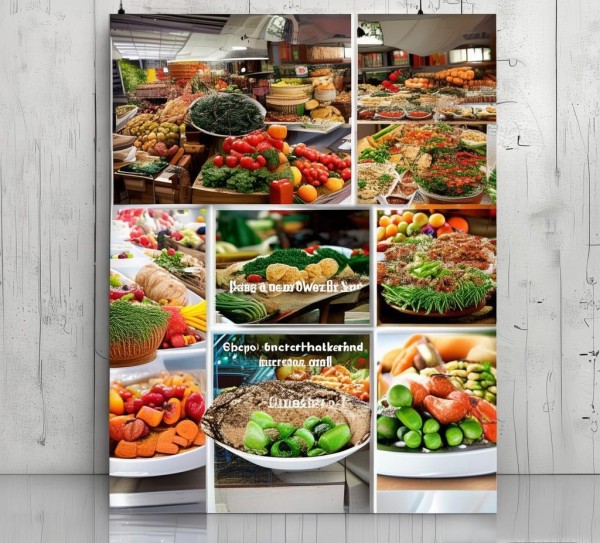 食品商贸行业视觉化海报图，助力精准营销