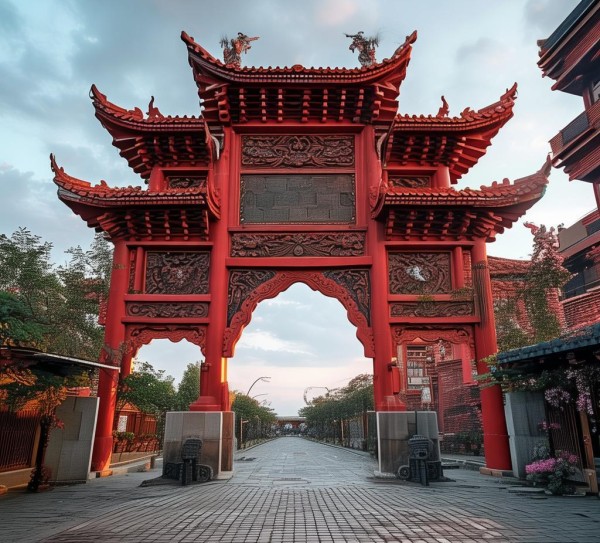 重建辉煌，宾阳商贸城门再创辉煌