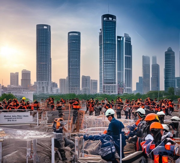 守望相助，共绘未来，西安中储浐灞商贸城项目助力城市建设