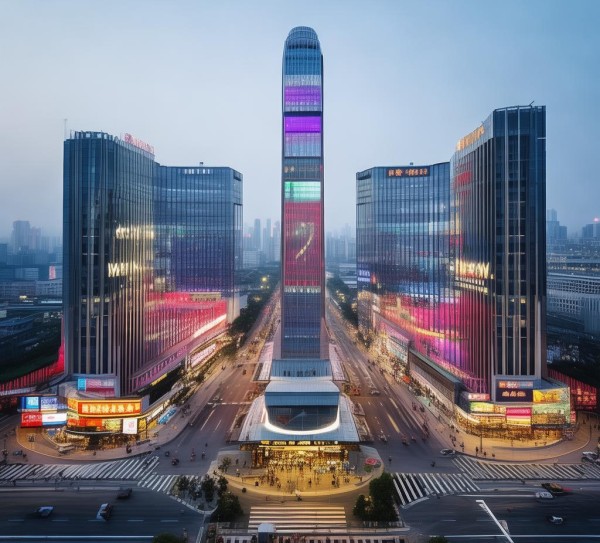 郴州鲲鹏商贸城，经济中心与商业地标