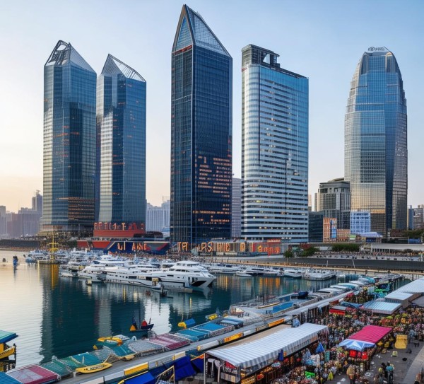 海港商贸城，latest developments and future plans