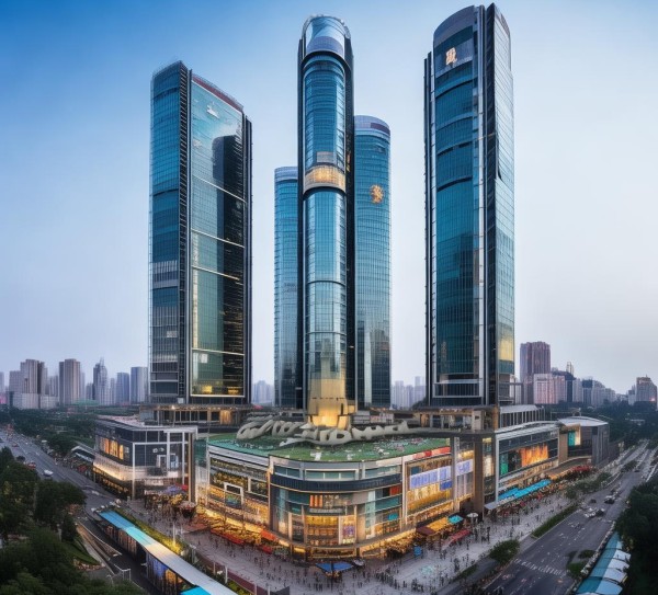 温州市黄龙商贸城，商业地标与城市窗口的完美结合