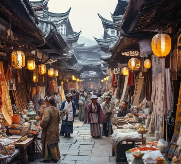 中国古人商贸行业现状
