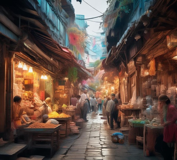 霍尔果斯中哈商贸合作区，escapes the real world