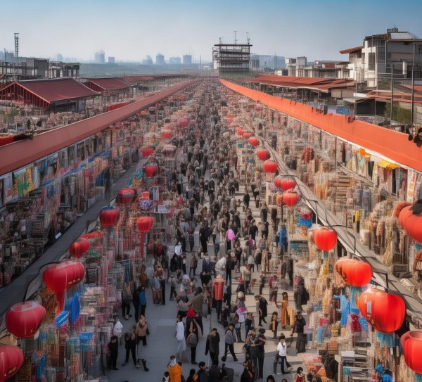 义乌市商贸城,commerce in action 义乌市商贸城,commerce in action