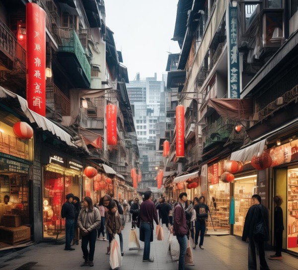 大悲院商贸区，商业与商业的相遇—一场充满活力的商业区