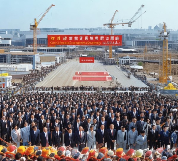商贸城项目开工仪式,机遇与挑战 商贸城项目开工仪式,机遇与挑战