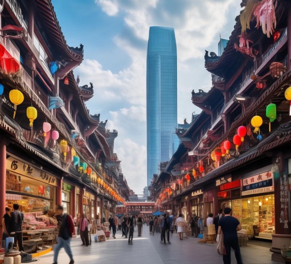 汉中国际商贸城，商业与文化的交融