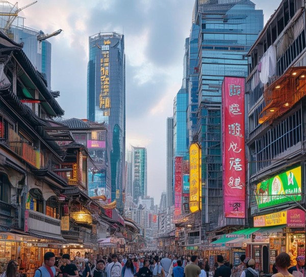 新源发商贸城，商业区的活力与未来