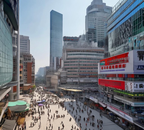 洪江国际商贸城，本地新闻大背景