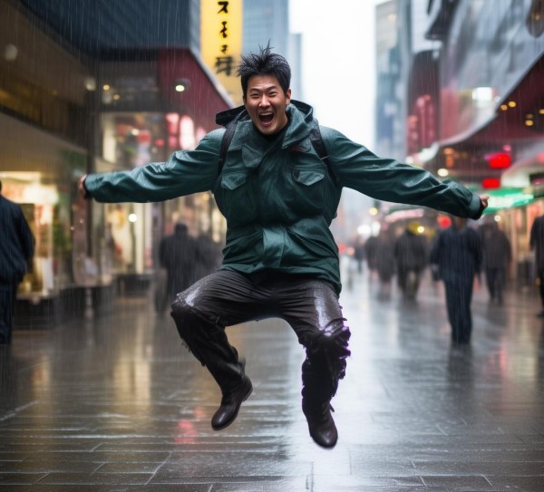 快递狂喜，宿松商贸城遇雨而兴