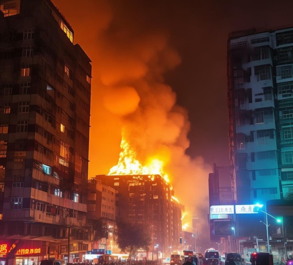 遂平新闻商贸城着火事件行文报告