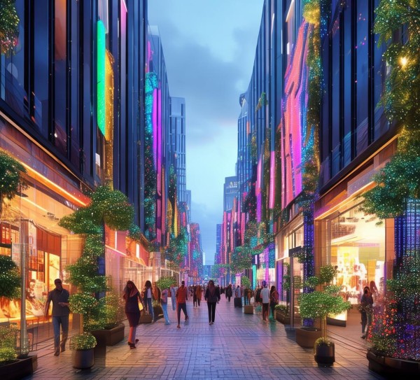 提升运城商贸街，enhancing the shopping experience’