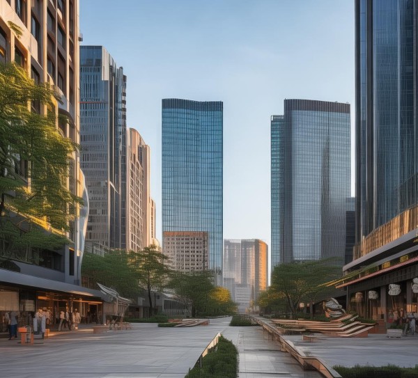 Shell城市广场与西门国际商业街，Shaanxi经济的新活力与活力’