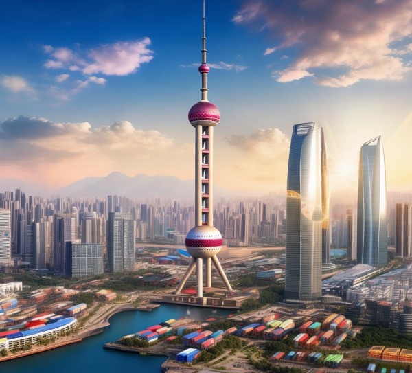 东方明珠与东方云，四方台商贸物流港项目，打造全球物流枢纽