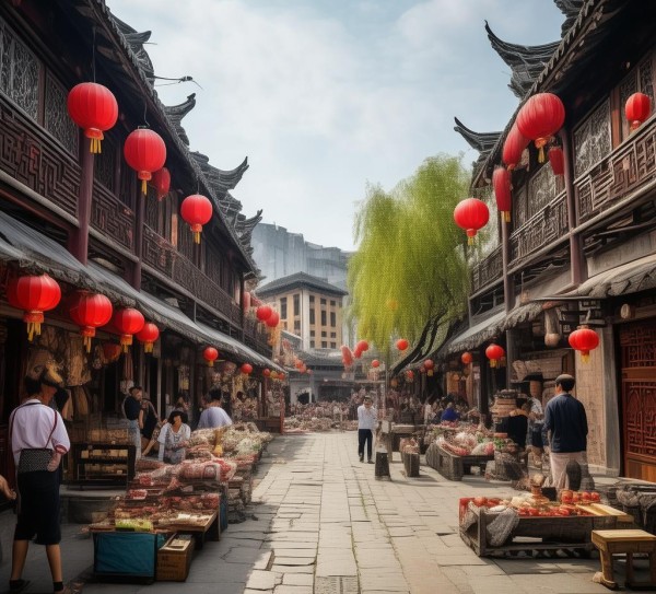 成武商贸街，商业之都，繁华与静谧并存