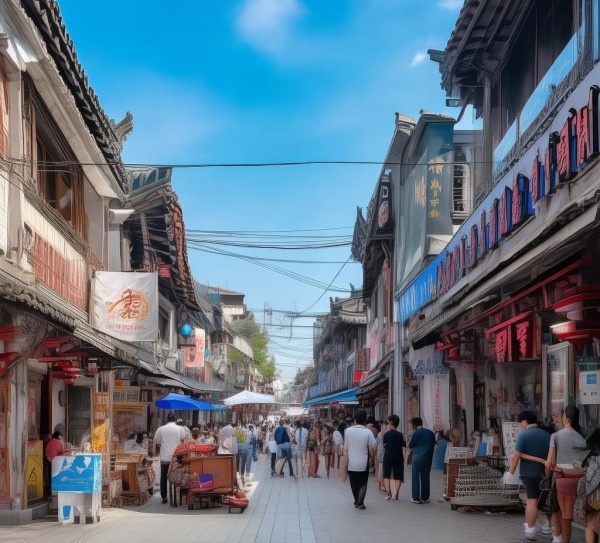 济南蓝翔路商贸城，商业轴心与文化魅力的完美结合