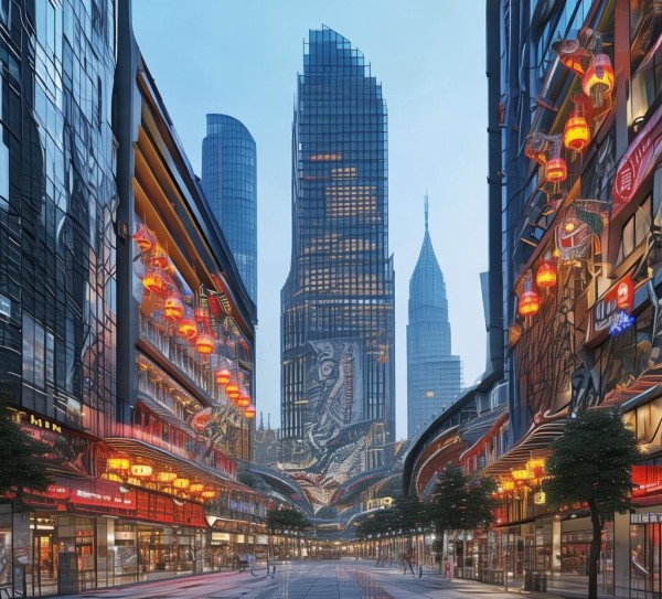 颖上在建商贸城，商业与文化融合的未来