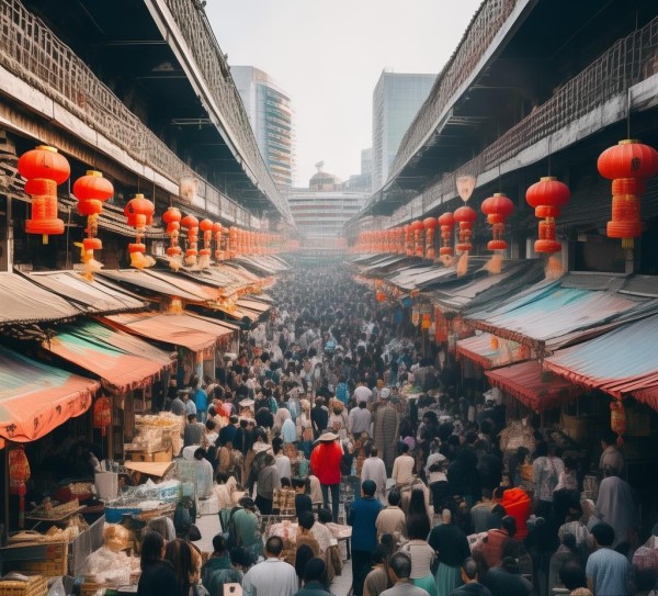 昌南国际商贸城，figsize of local economy