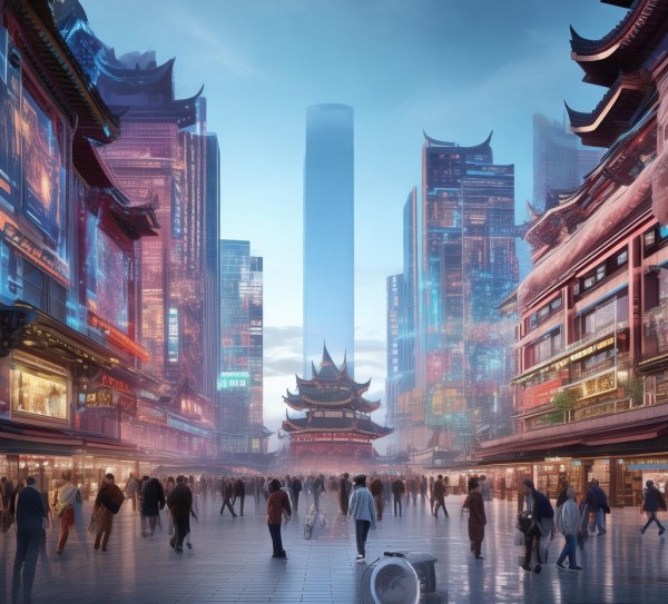 义乌国际商贸城，eqing the future of commerce in zhejiang province