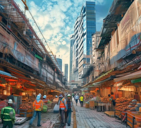 金城商贸市场迁建项目，机遇与挑战